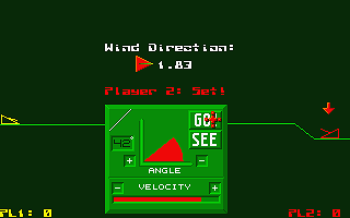 Cannons atari screenshot
